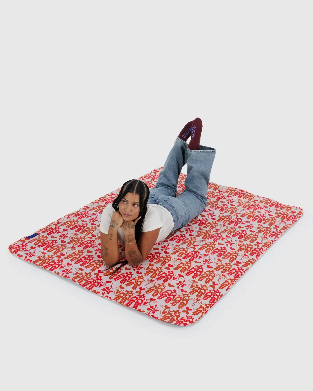 Baggu - Puffy Picnic Blanket - Cowgirl - Image 2