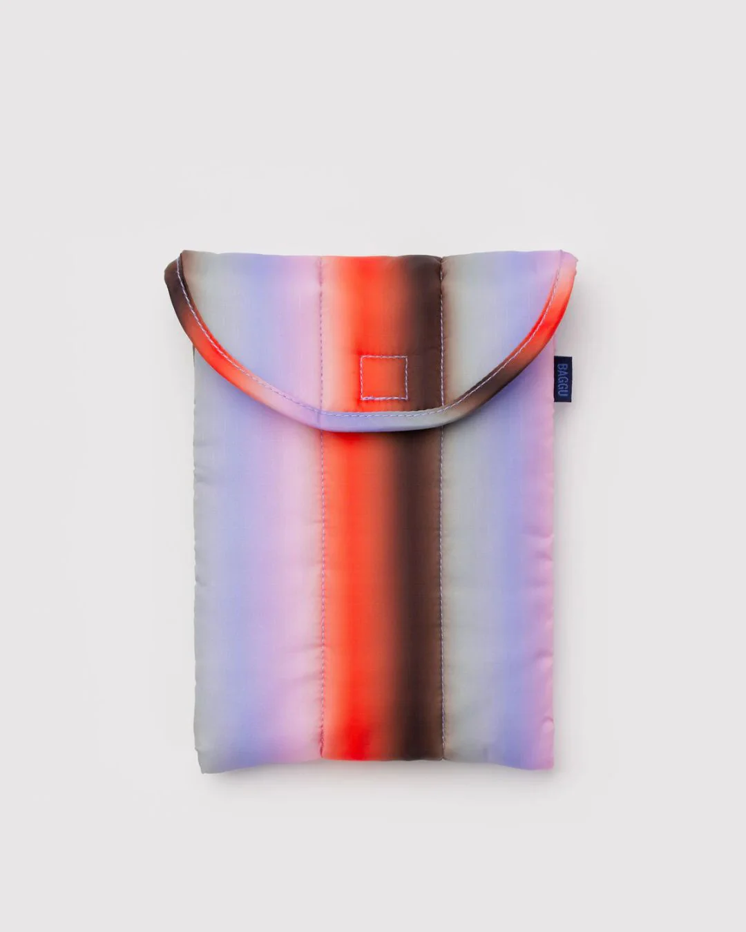 Baggu - Puffy Tablet Sleeve 8" - Gradient Stripe Poppy & Lilac