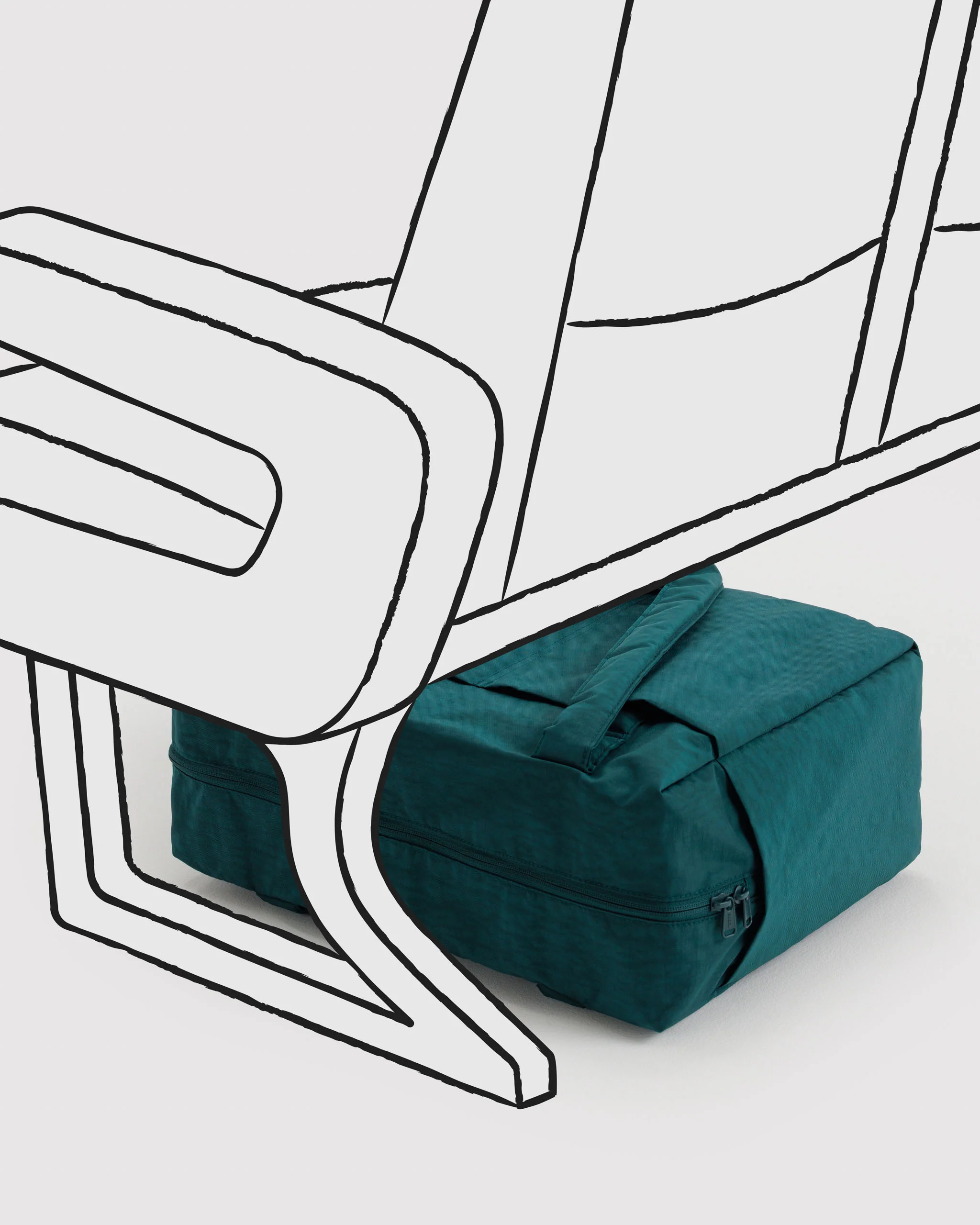 Baggu - Small Cloud Carry On - Deep Sea - Image 5