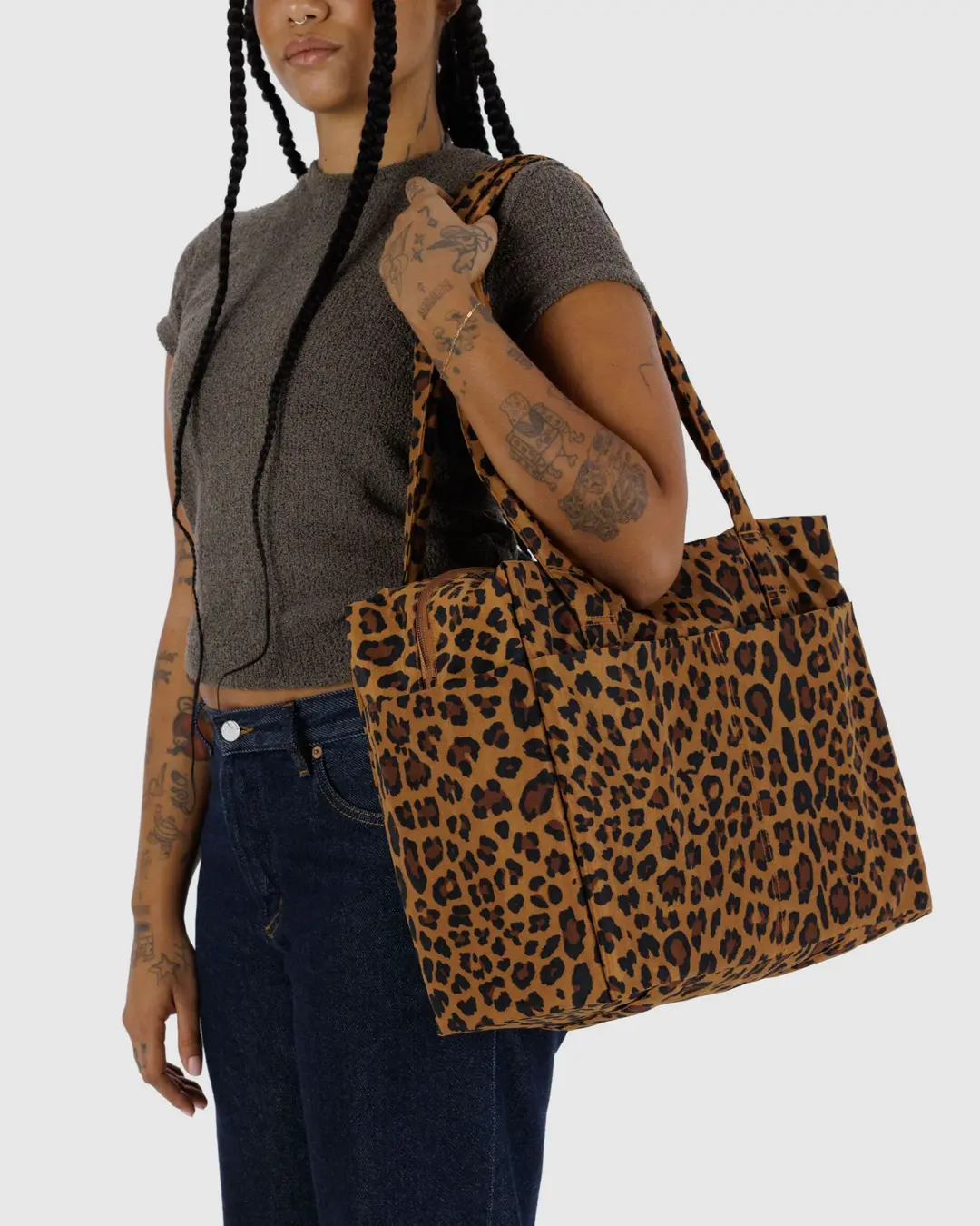 Baggu - Small Cloud Carry On - Leopard - Image 3