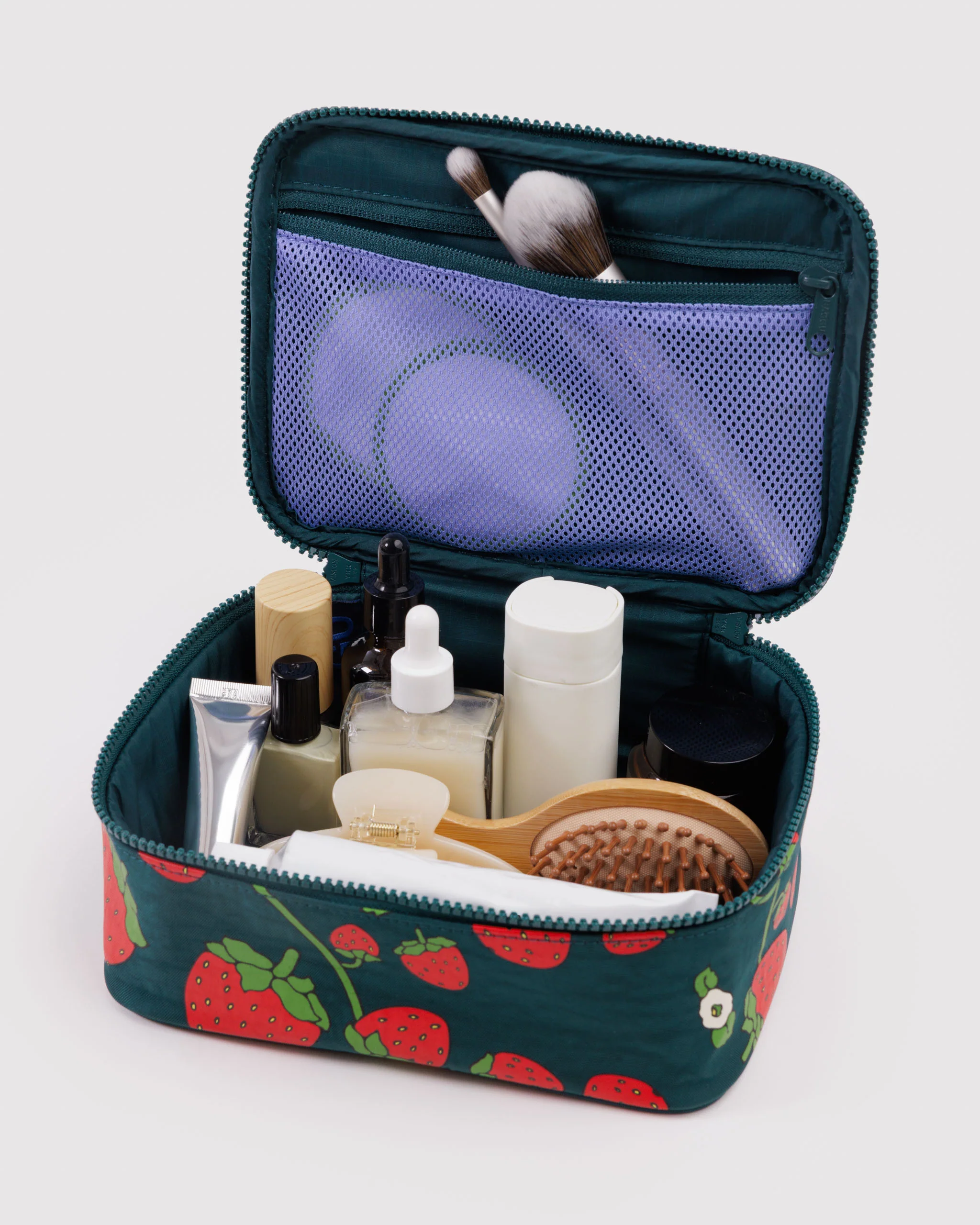Baggu - Small Cosmetic Case - Strawberry Blossom - Image 2