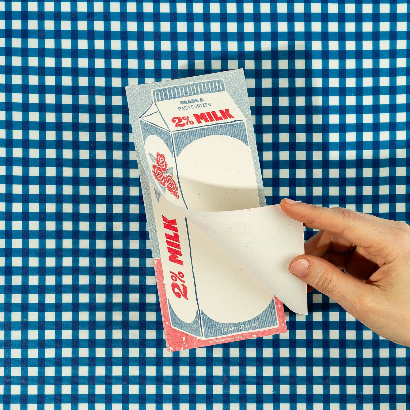 Bromstad Printing Co. - Risograph Notepad - 2% Milk - Image 4