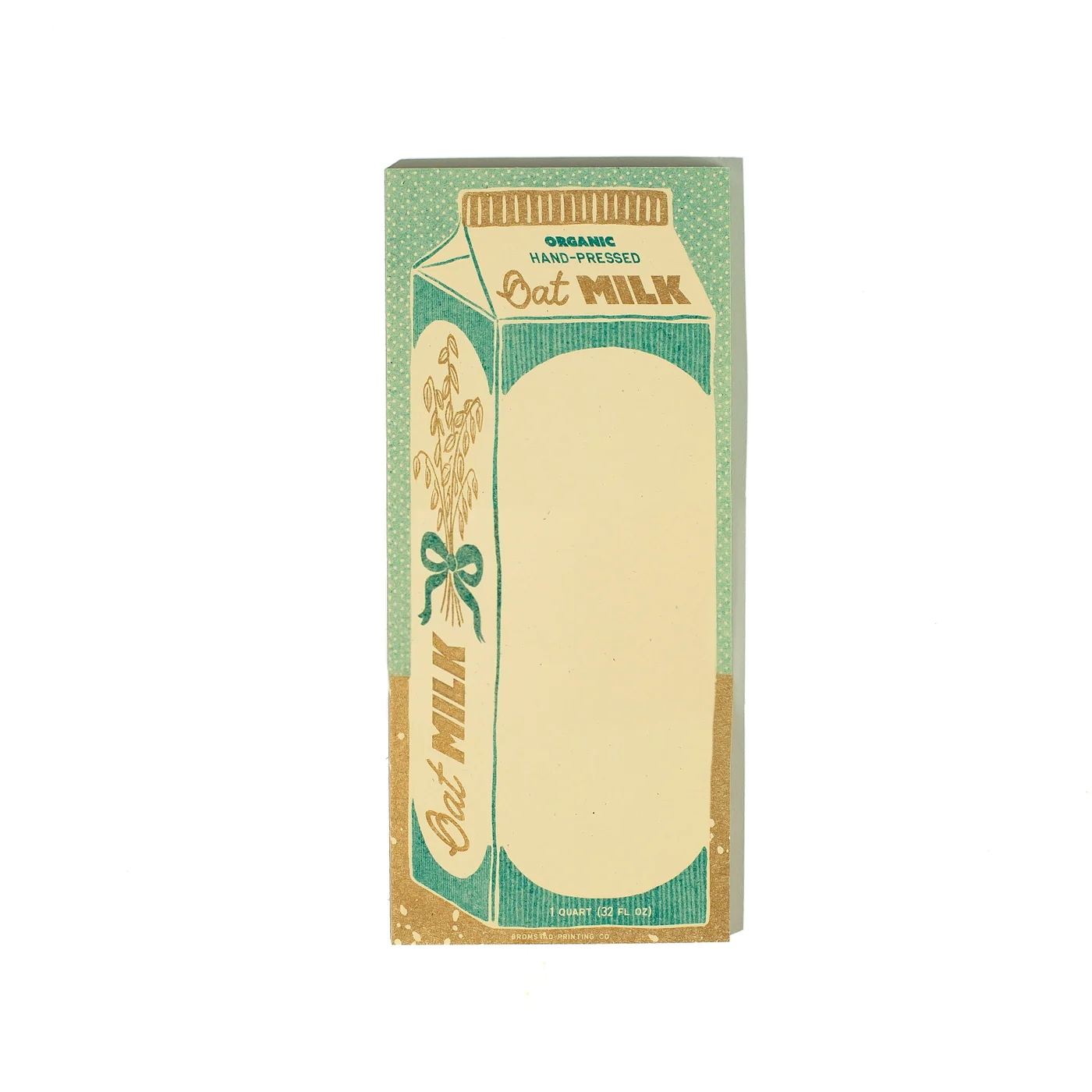 Bromstad Printing Co. - Risograph Notepad - Oat Milk - Image 3