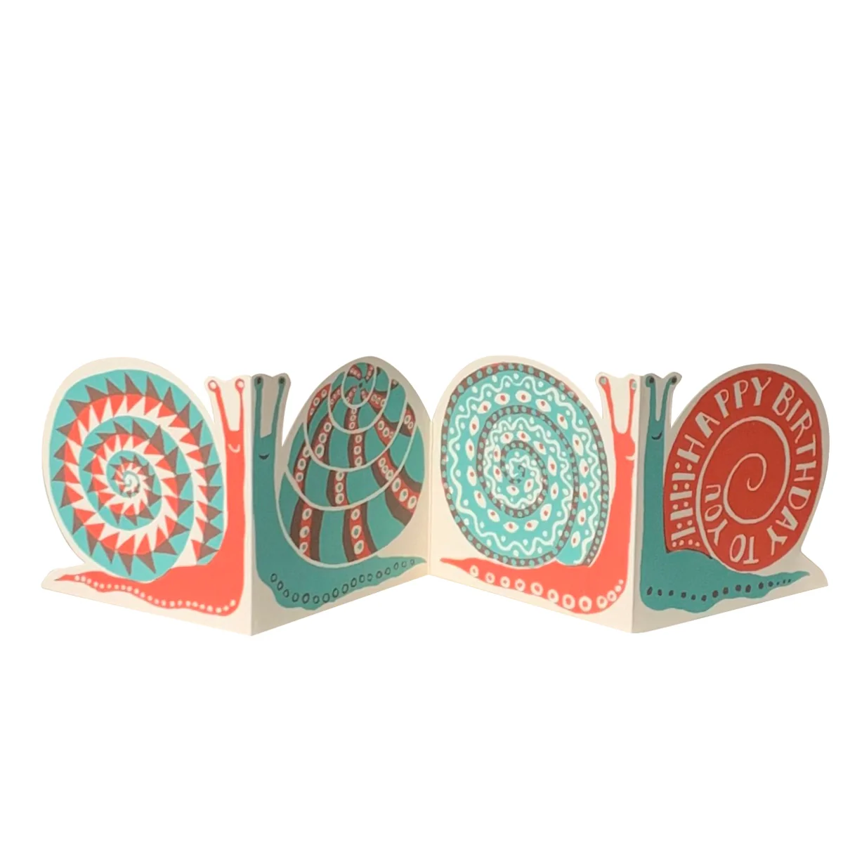 Cambridge Imprint - Snail Mail Concertina Card - Image 2