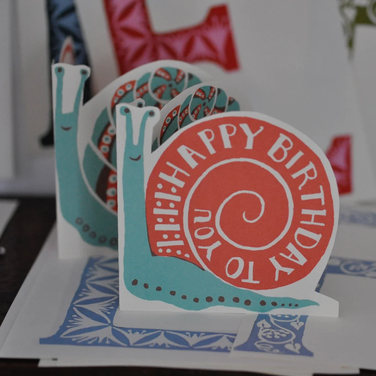 Cambridge Imprint - Snail Mail Concertina Card - Image 3