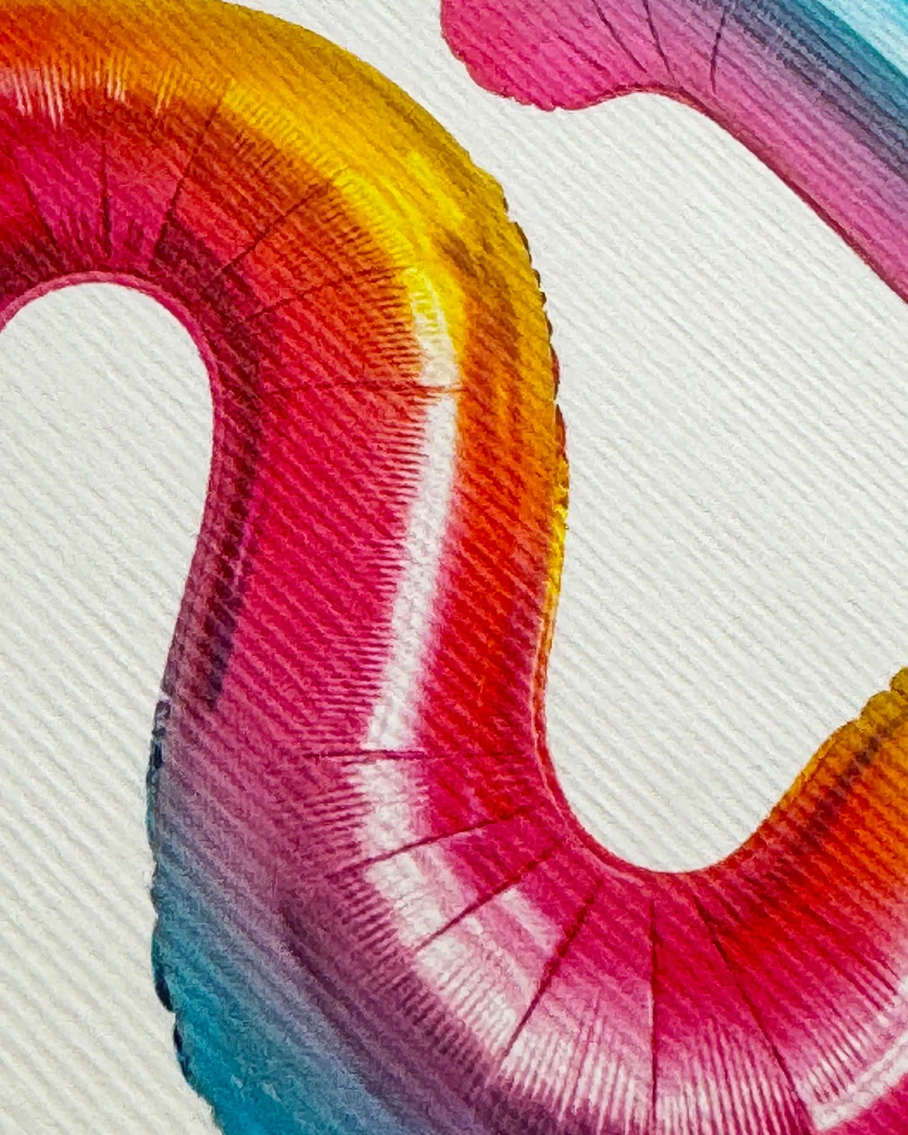 Canonbury Press - Birthday Balloon No.21 Greeting Card - Image 2