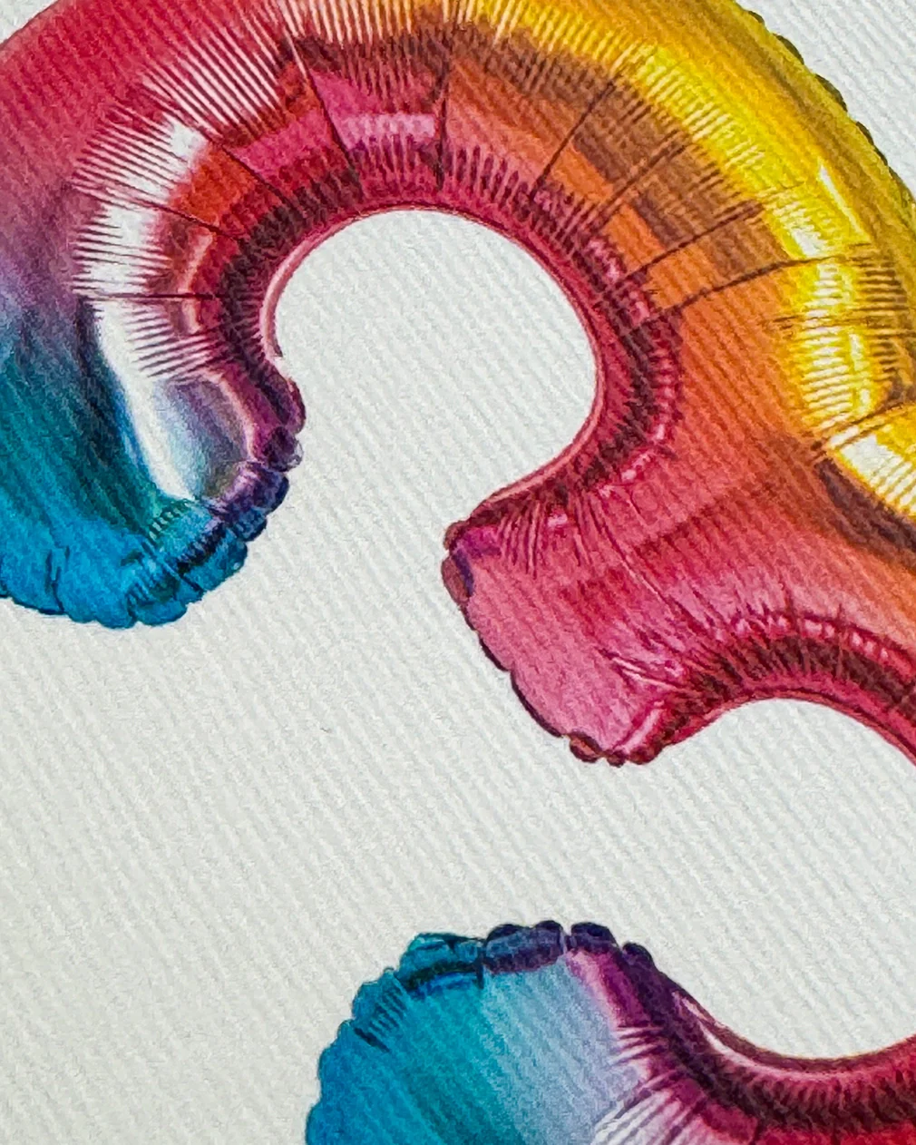 Canonbury Press - Birthday Balloon No.3 Greeting Card - Image 2