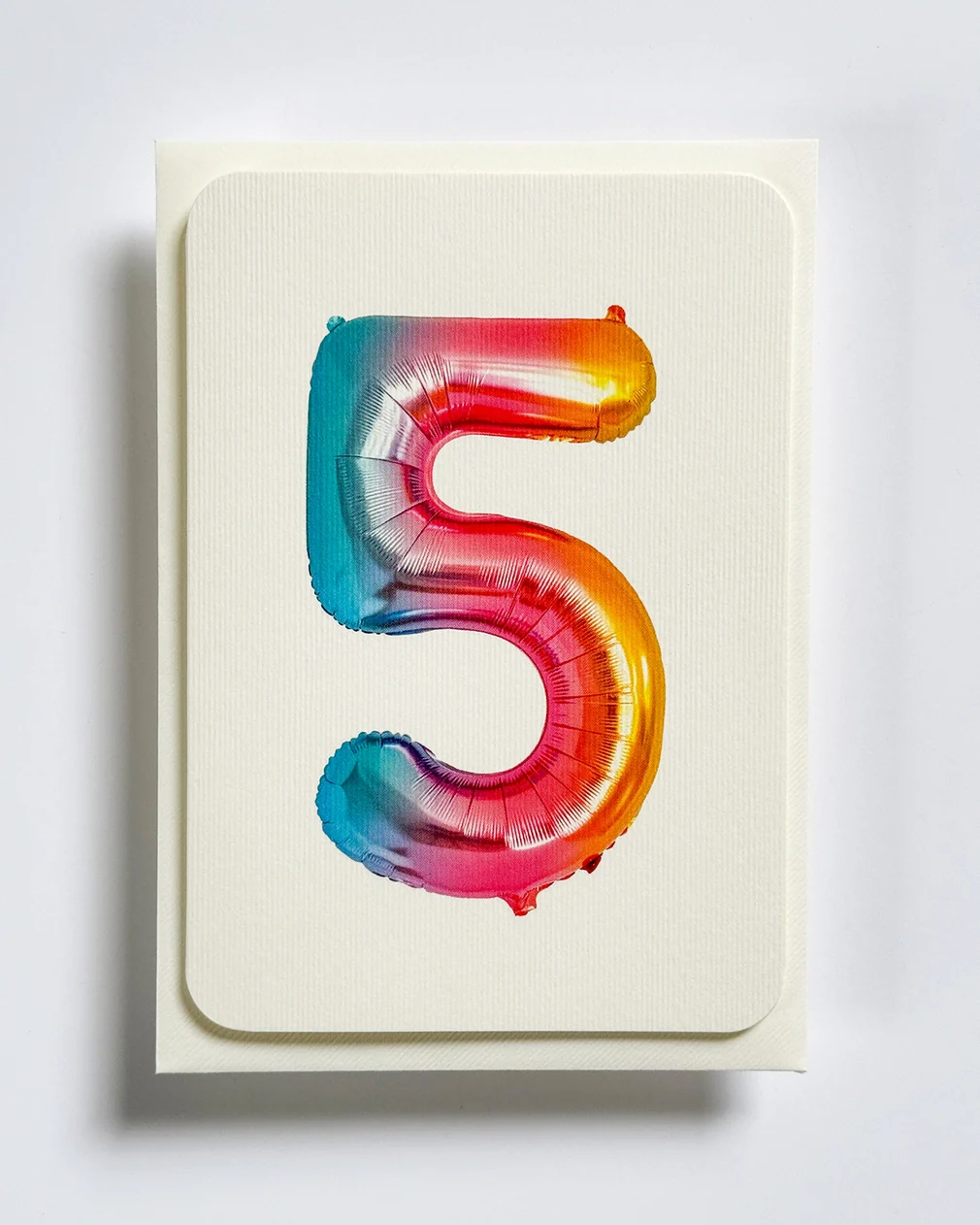 Canonbury Press - Birthday Balloon No.5 Greeting Card - Image 3
