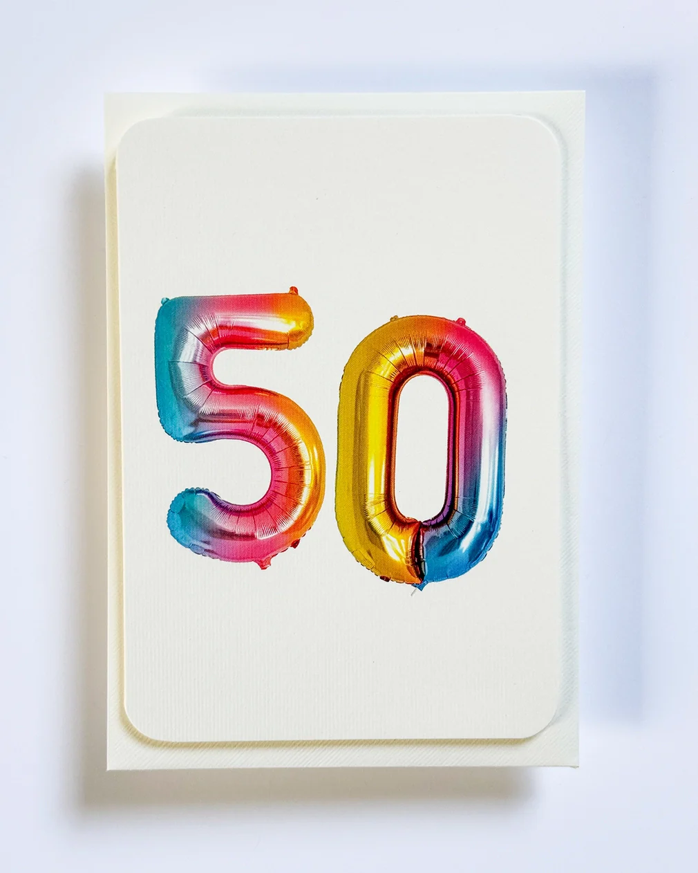 Canonbury Press - Birthday Balloon No.50 Greeting Card - Image 3