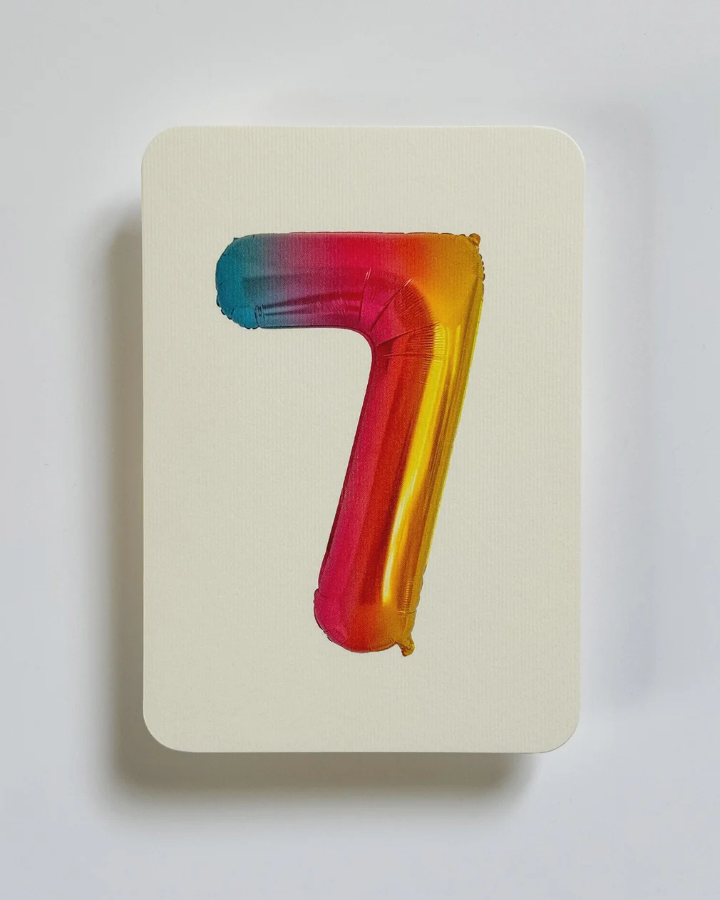 Canonbury Press - Birthday Balloon No.7 Greeting Card