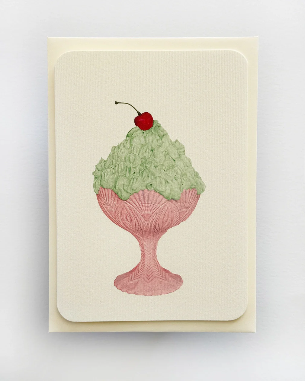Canonbury Press - Pistachio Chantilly Cream Greeting Card - Image 3