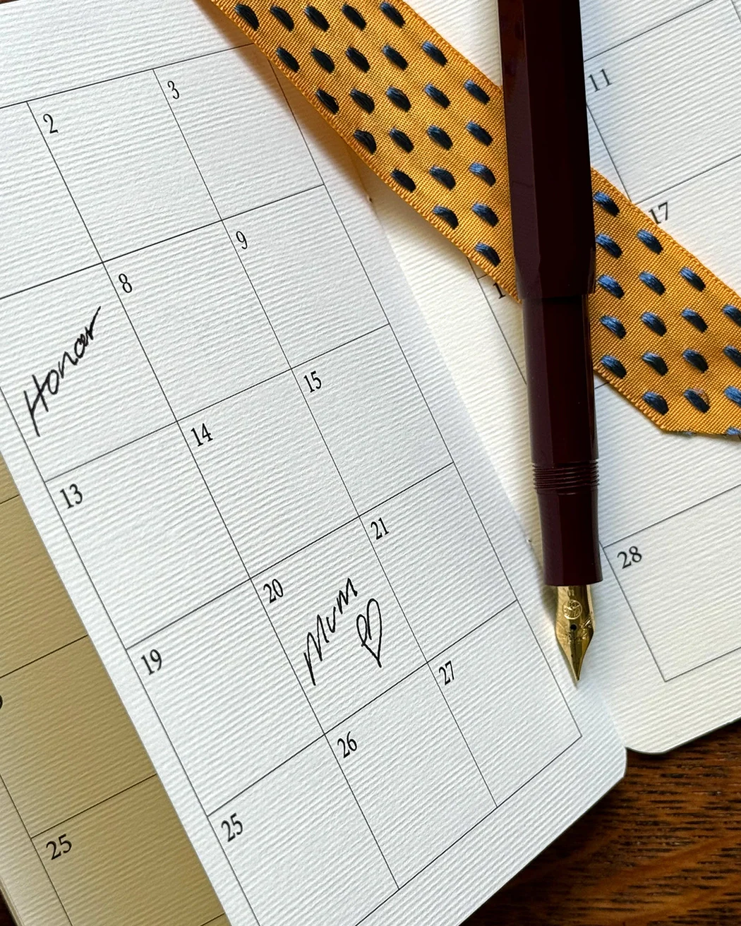 Canonbury Press - 'Save the Date' Notebook Birthday Planner - Image 3