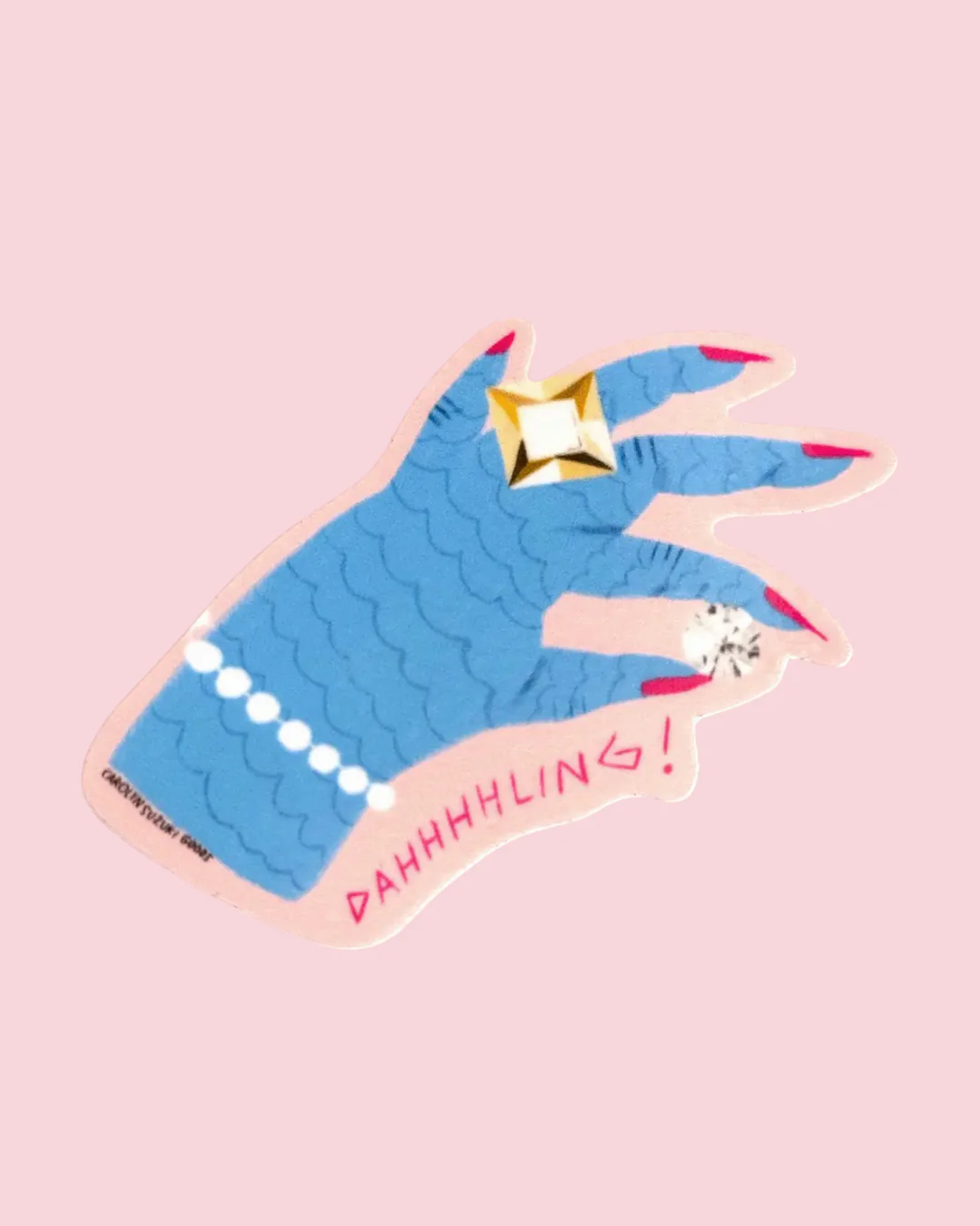 Carolyn Suzuki - Dahling - Die Cut Sticker