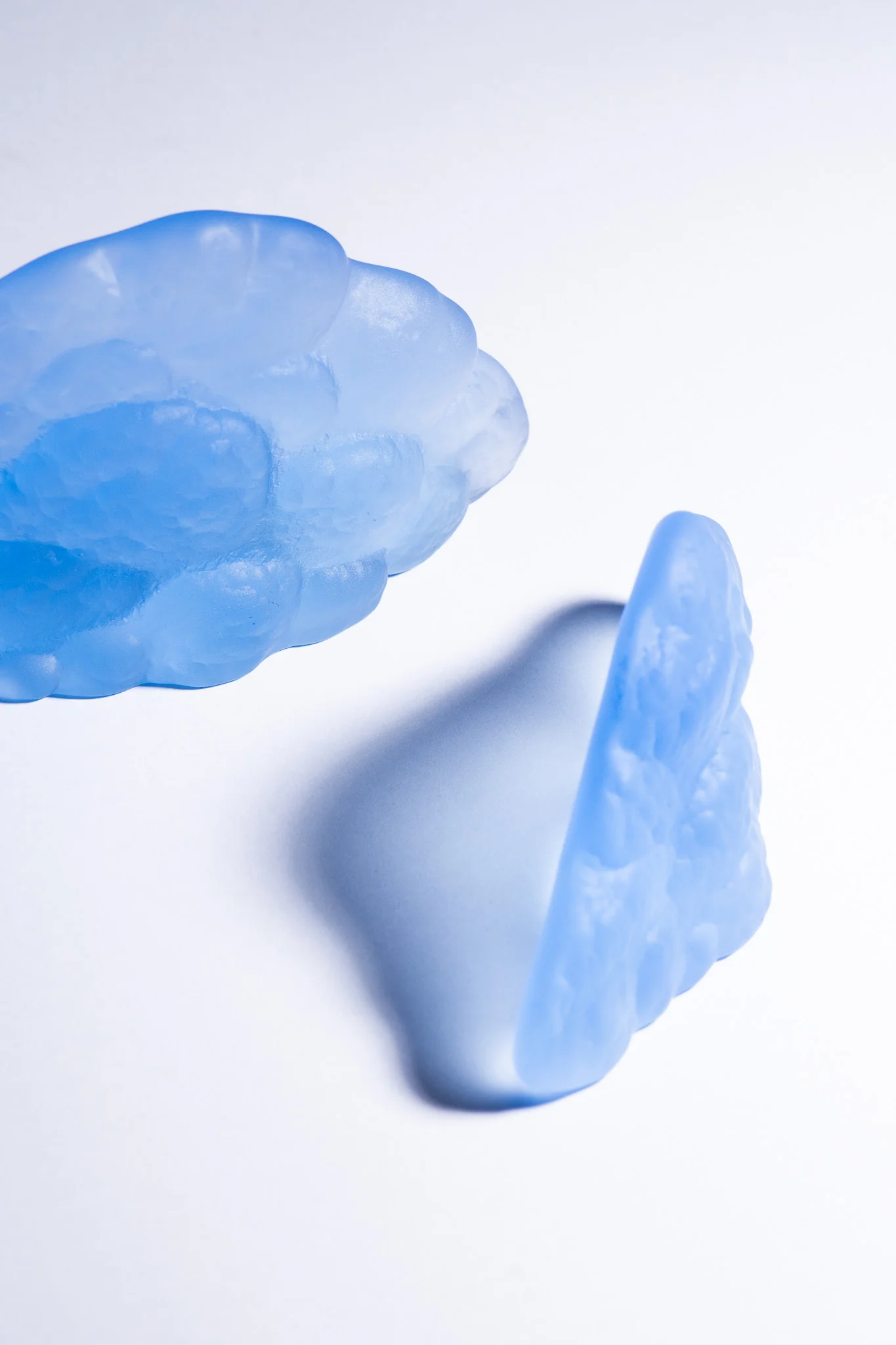 Caslake and Pedler - Small Glass Cloud - Pale Cobalt - Image 3