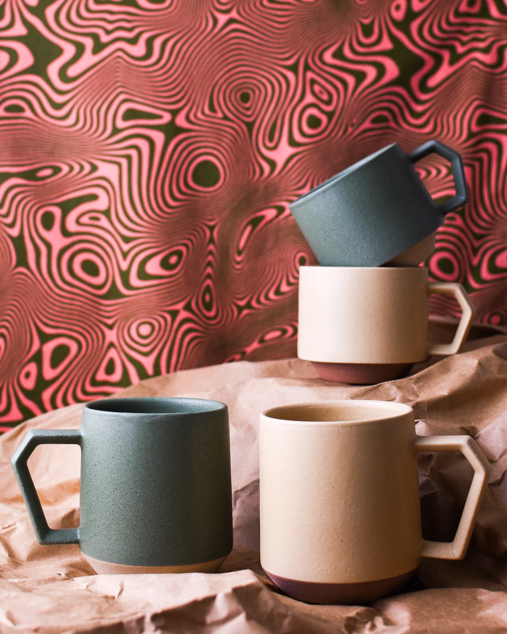 Chips Japan Stackable Mug - Khaki - Image 4