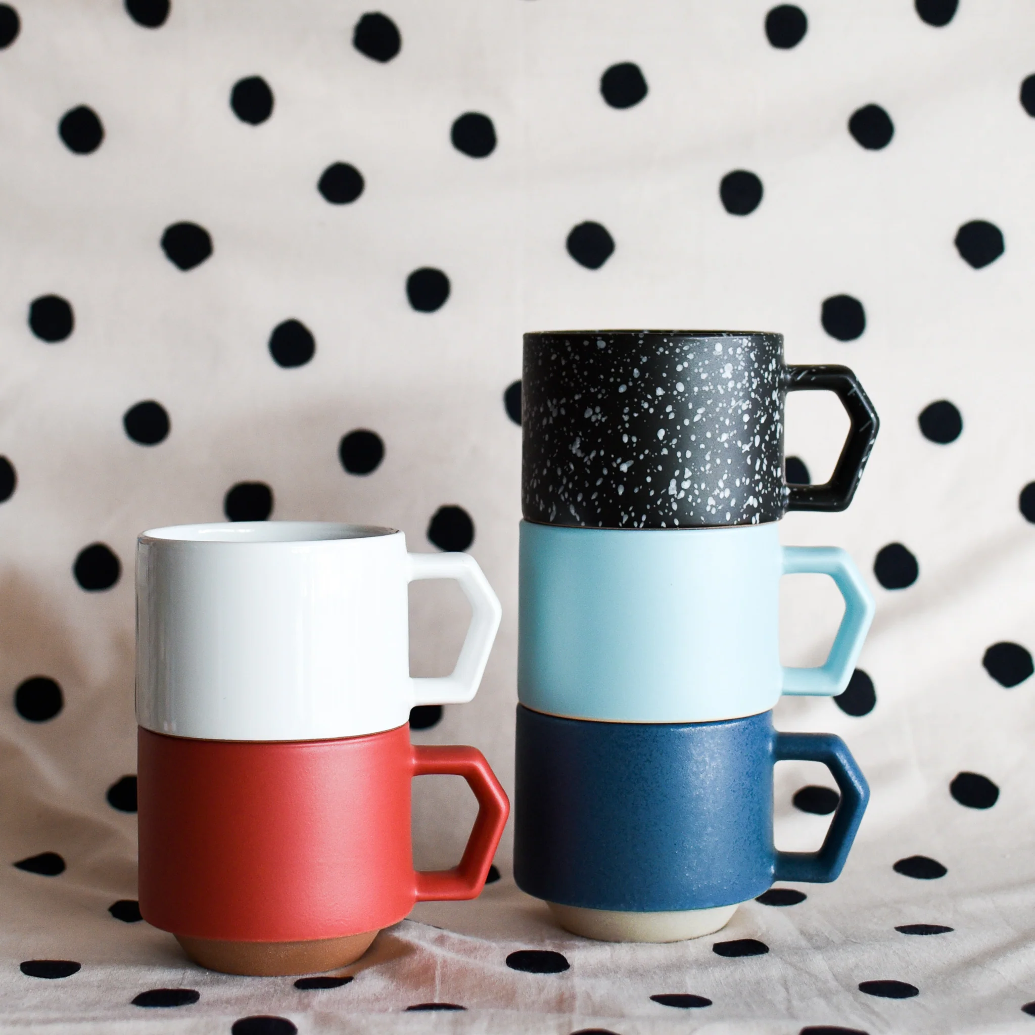 Chips Japan Stackable Mug - Matte Sand Blue - Image 3