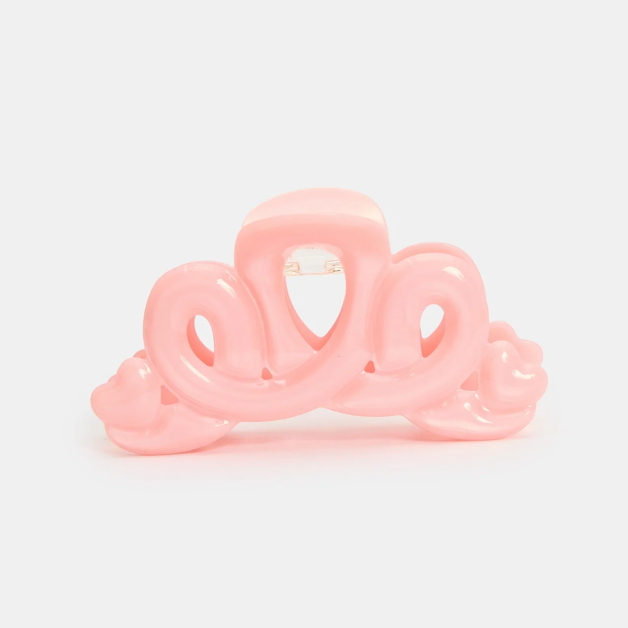Chunks - Large Heart Loop Claw in Pink - Image 3