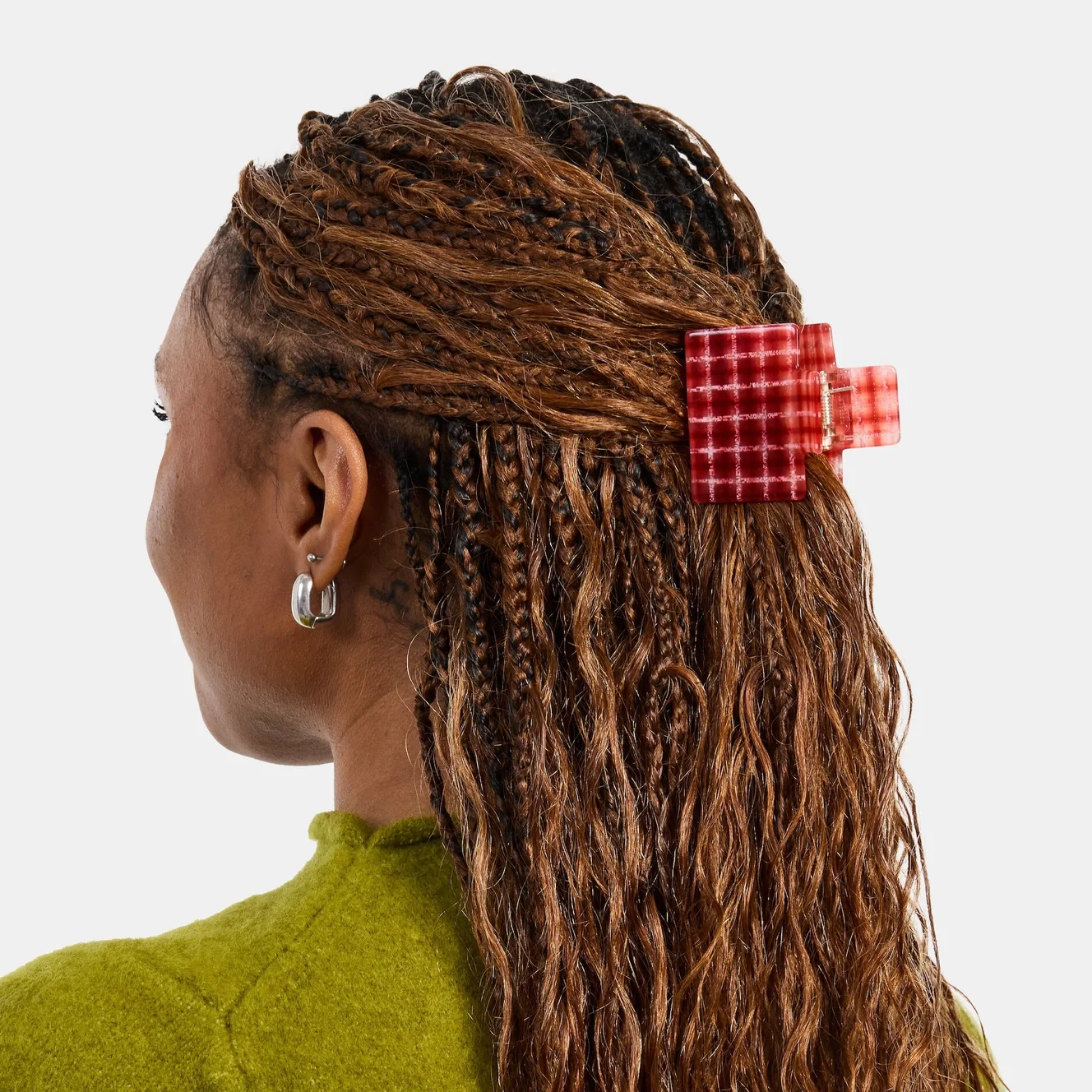 Chunks - Midi Box Claw - Red Plaid - Image 2