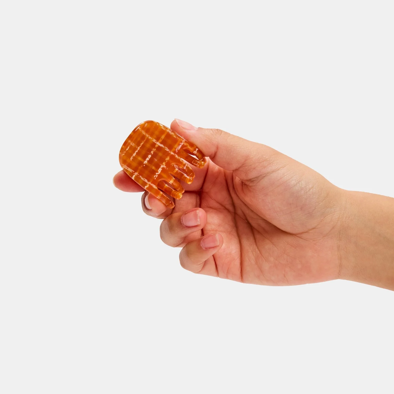 Chunks - Midi Ursa Claw - Caramel Plaid - Image 3