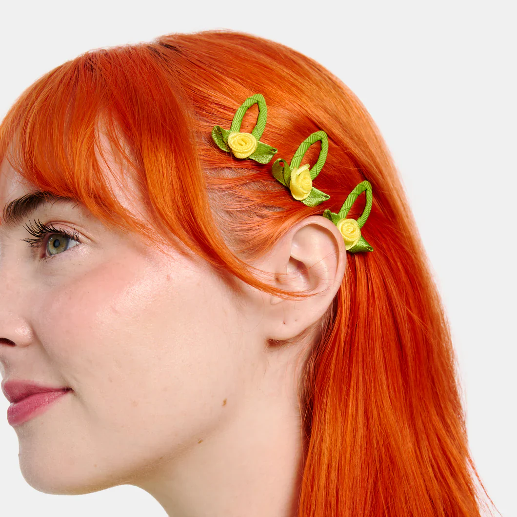 Chunks - Rosette Snap Clips in Yellow - Image 2