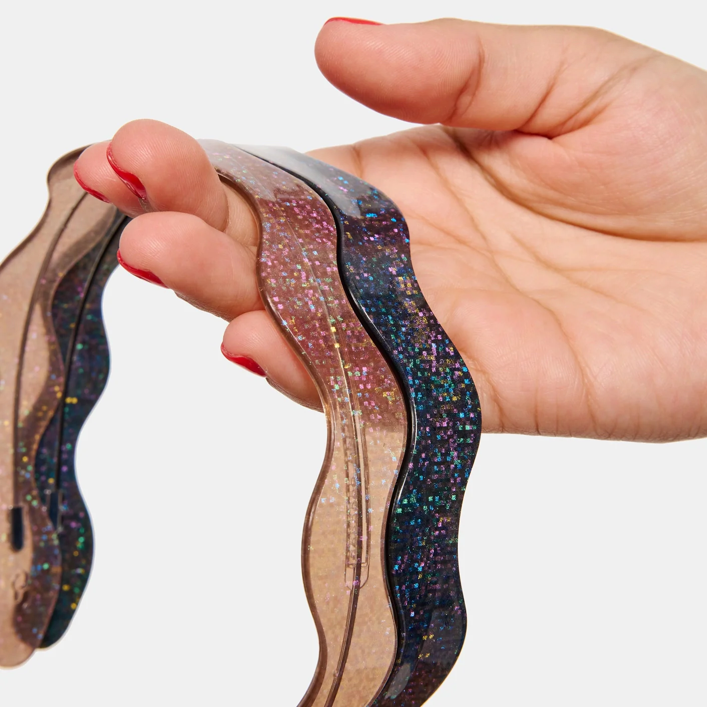 Chunks - Wavy Headband - Hazel Sparkle - Image 3