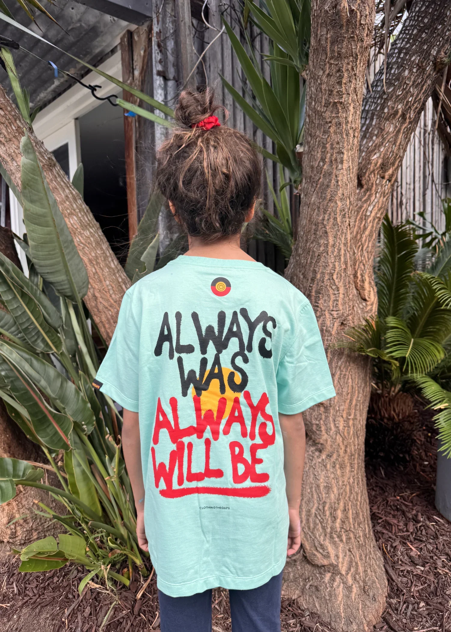 Clothing the Gaps - Kids Resistance Tee - Aqua - Image 3