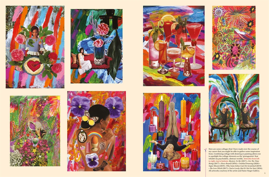 Collage Kit - A Cut and Create Book By Minna Gilligan - Image 3