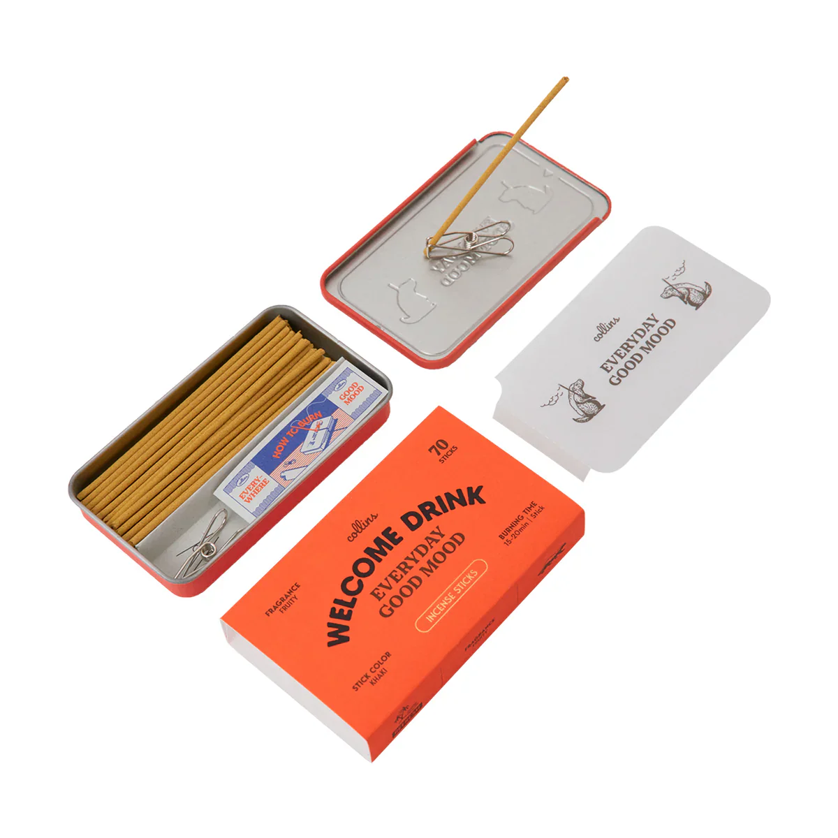 Collins - Natural Incense Sticks - Welcome Drink - Image 3