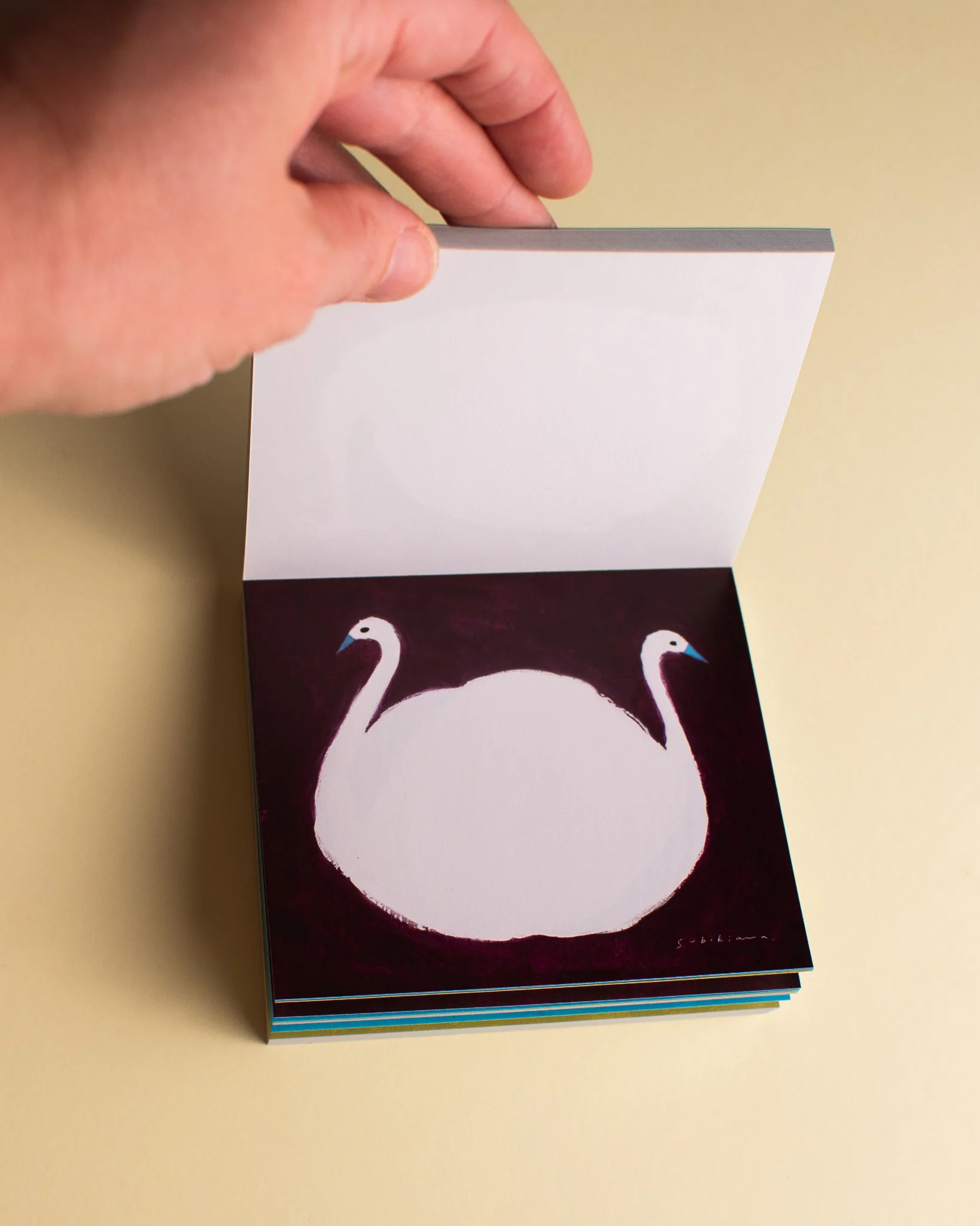 Cozyca - Swan Memo Pad - Aiko Fukawa - Image 3