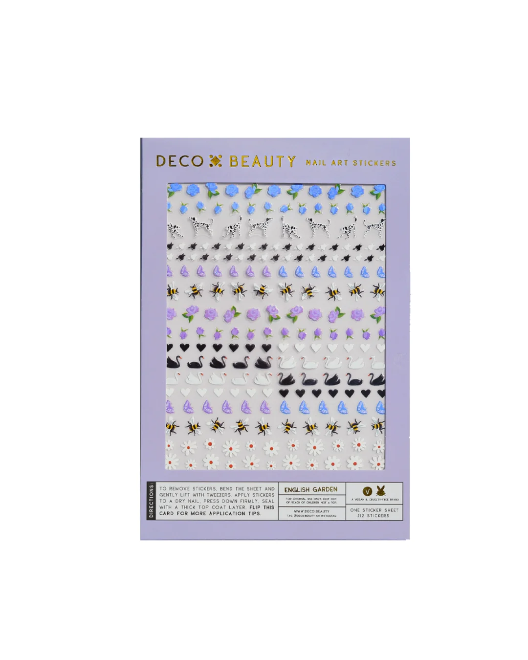 Deco Beauty - Nail Art Stickers - English Garden