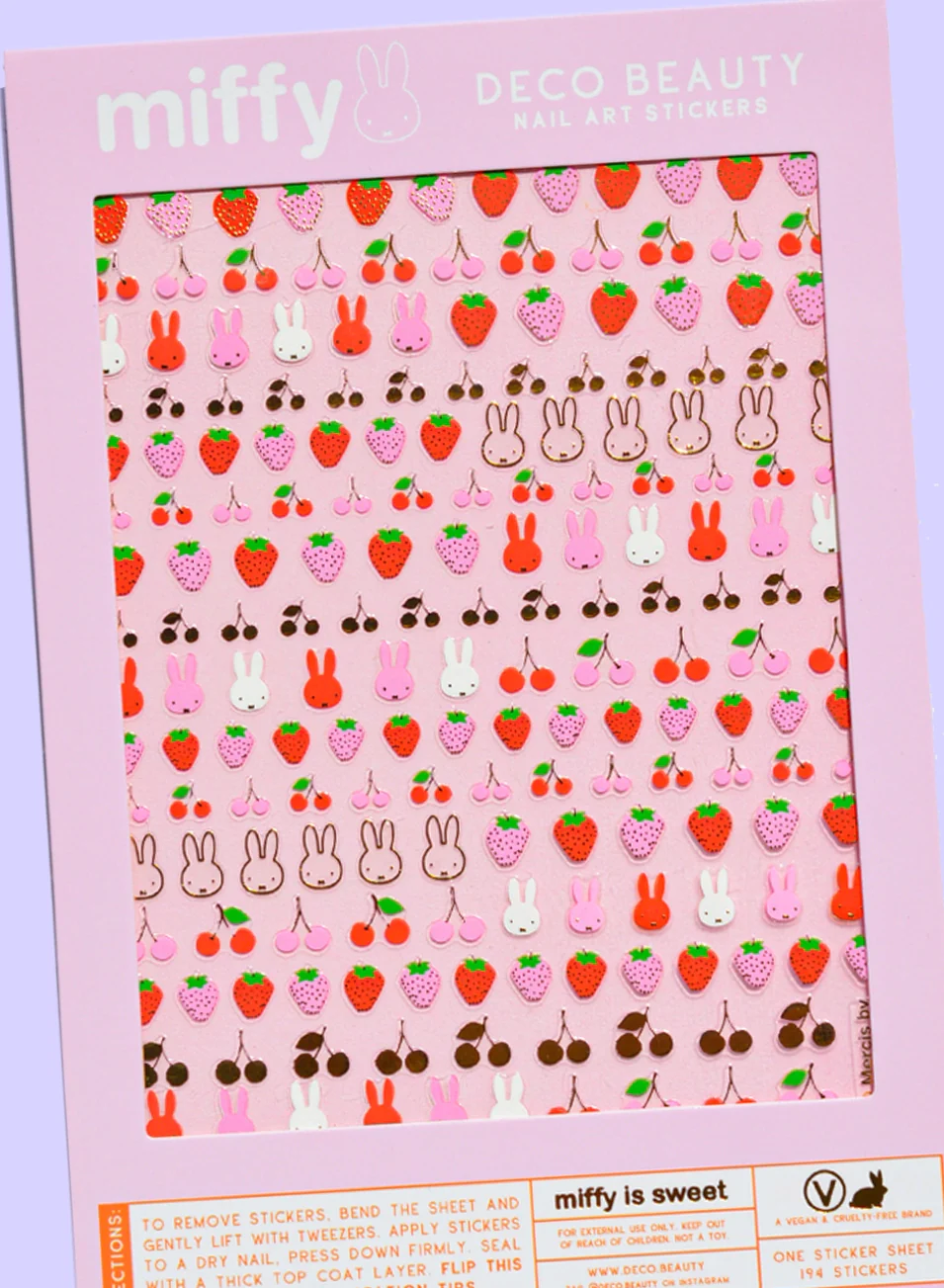 Deco Beauty - Nail Art Stickers - Miffy Is Sweet - Image 2