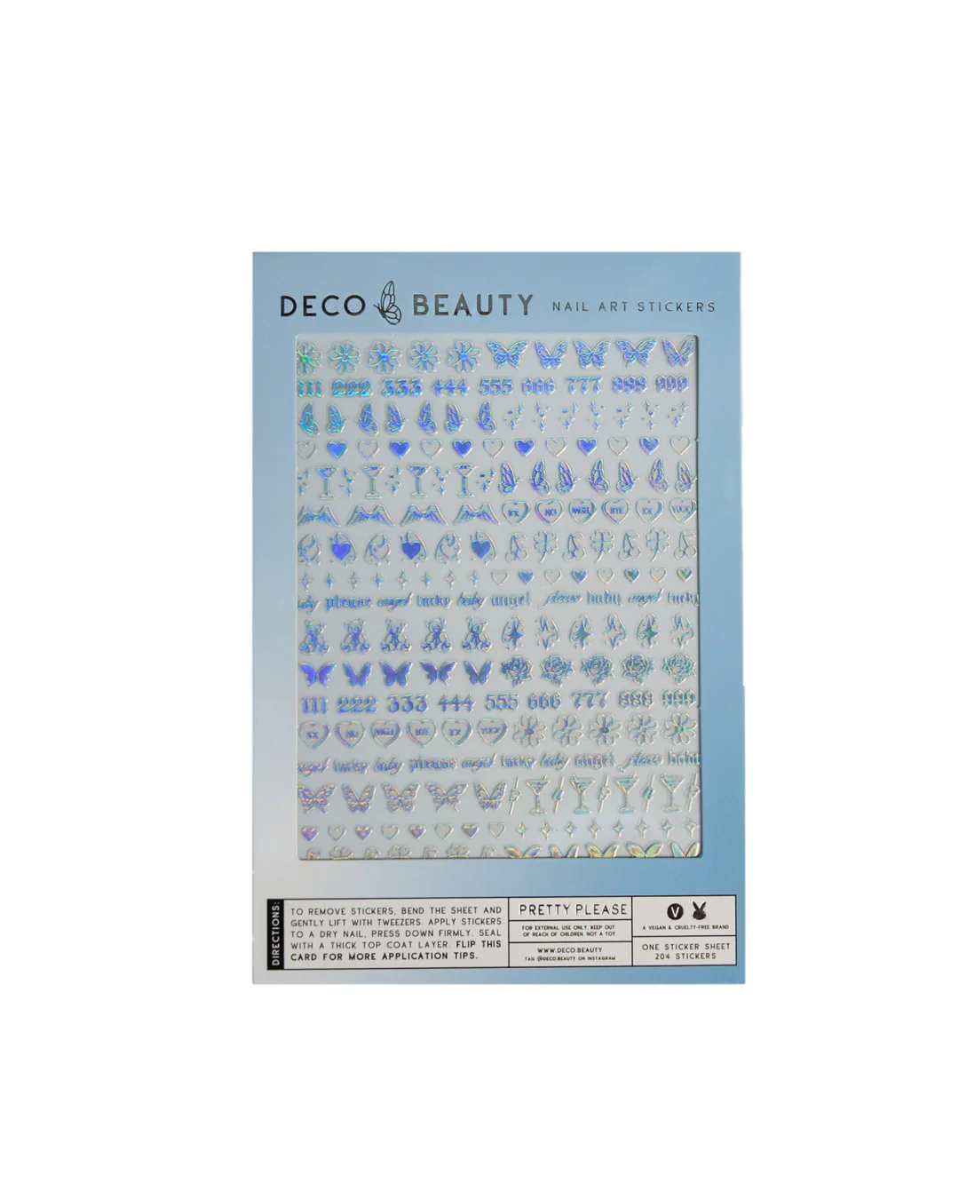 Deco Beauty - Nail Art Stickers - Pretty Please