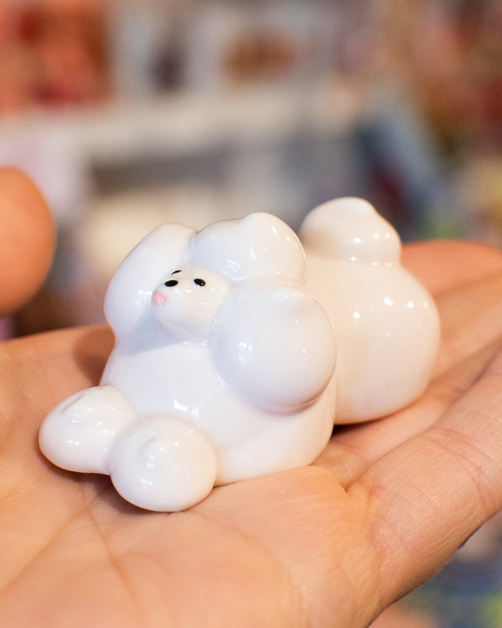 Decole - Meringue Cookie Cutlery Rest - Poodle - Image 2