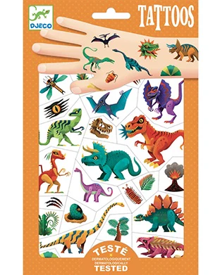 Djeco - Dino Club Temporary Tattoos
