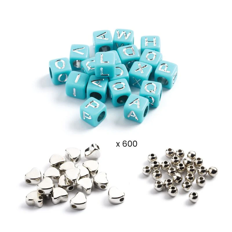 Djeco - Silver Alphabet Beading Set - Image 2