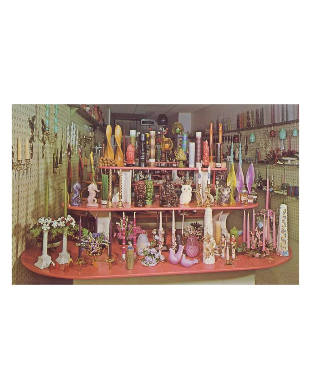 Found Image Press - Gift Shop Candles Postcard
