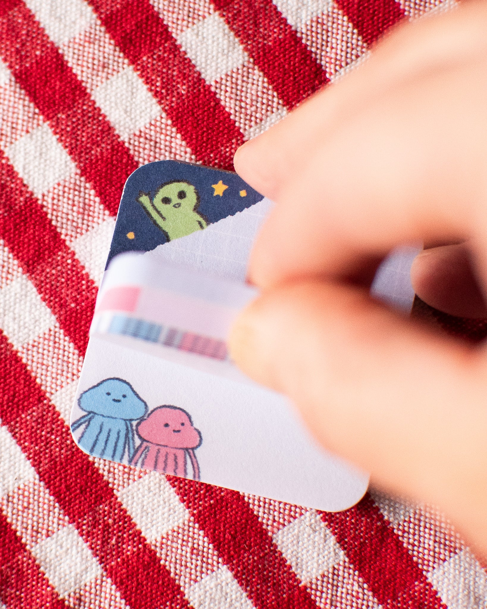 Furukawashiko - Mini Pad of Sticky Notes - Aliens - Image 3