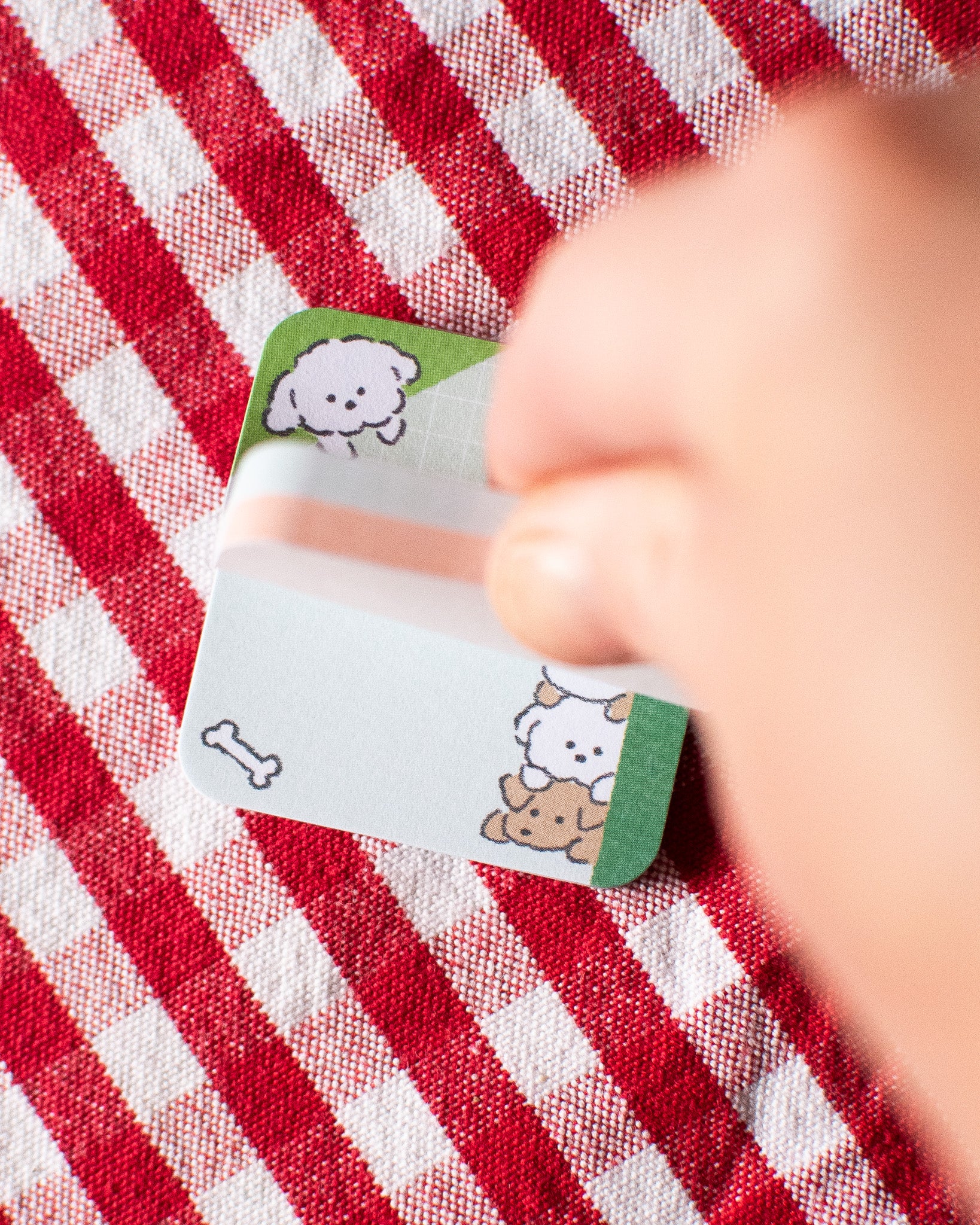 Furukawashiko - Mini Pad of Sticky Notes - Puppies - Image 3