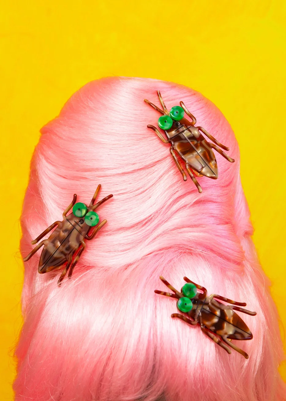 Gentle Thrills - Cockroach Hair Clip - Image 2