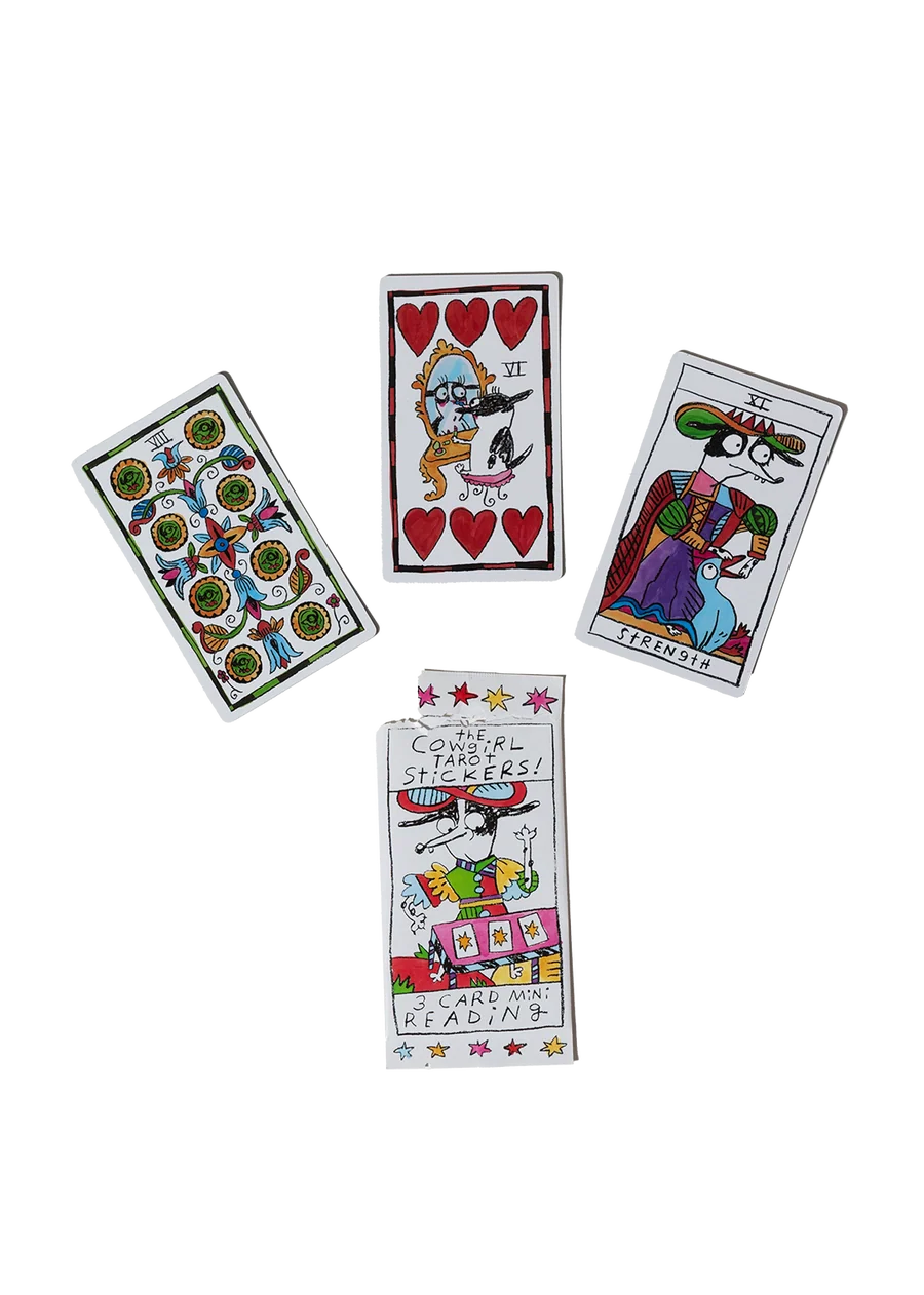 Gentle Thrills - Cowgirl Tarot Cards 3 Sticker Pack - Image 4