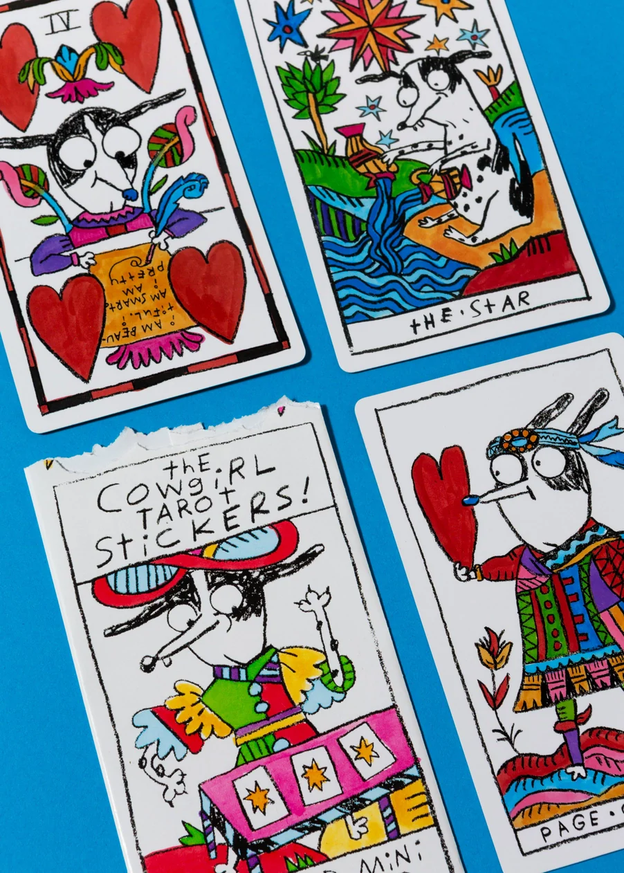 Gentle Thrills - Cowgirl Tarot Cards 3 Sticker Pack - Image 5