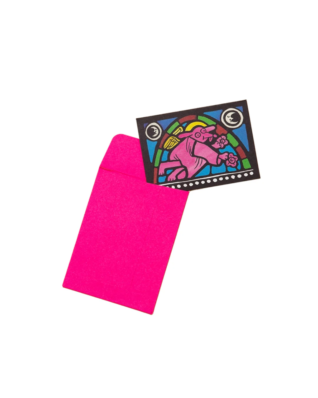 Gentle Thrills - Mini Stained Glass Card