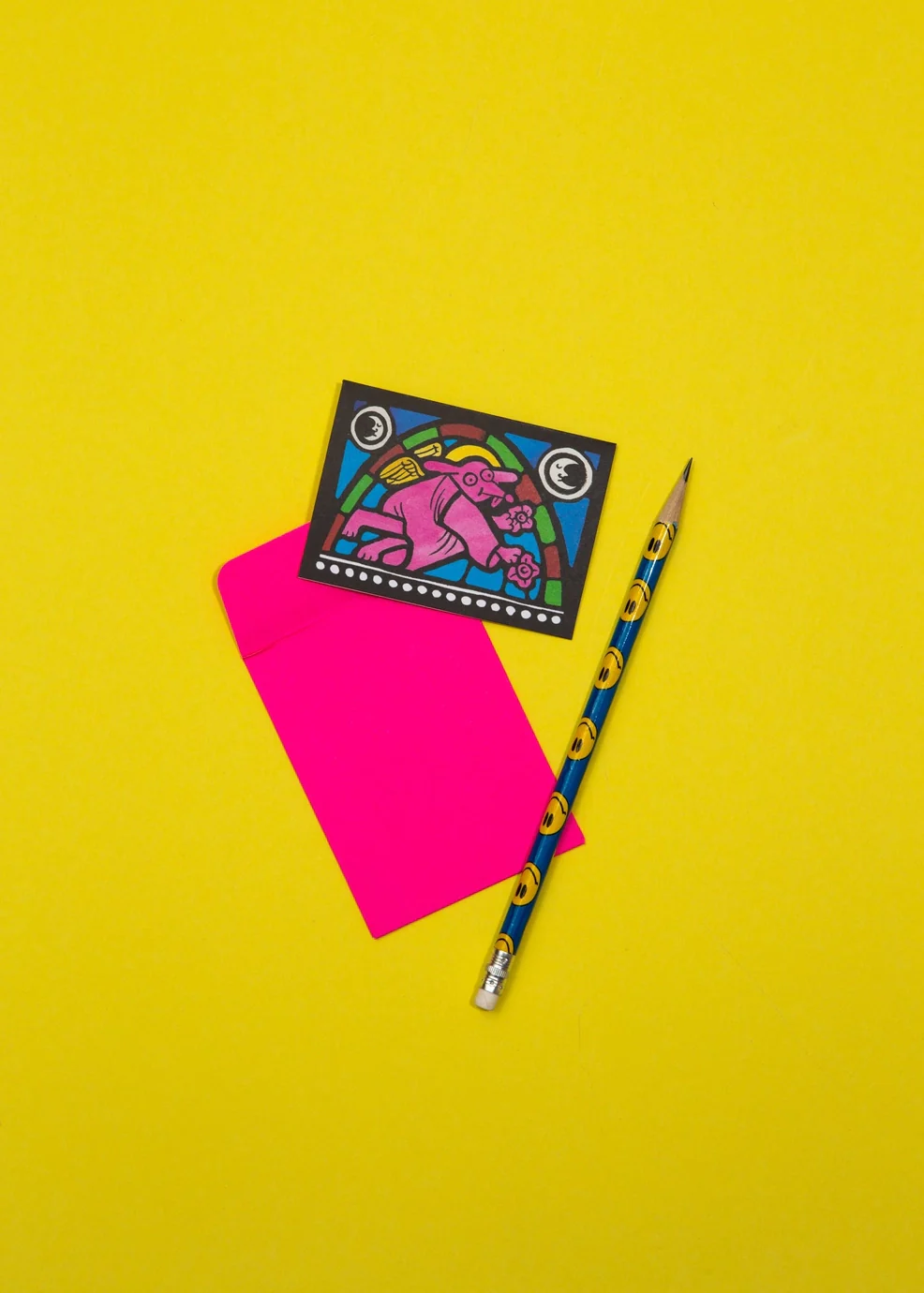 Gentle Thrills - Mini Stained Glass Card - Image 2