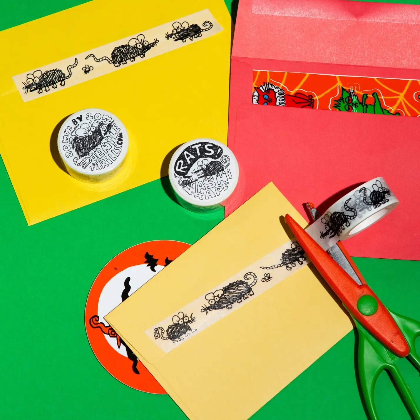 Gentle Thrills - Rats Washi Tape - Image 2