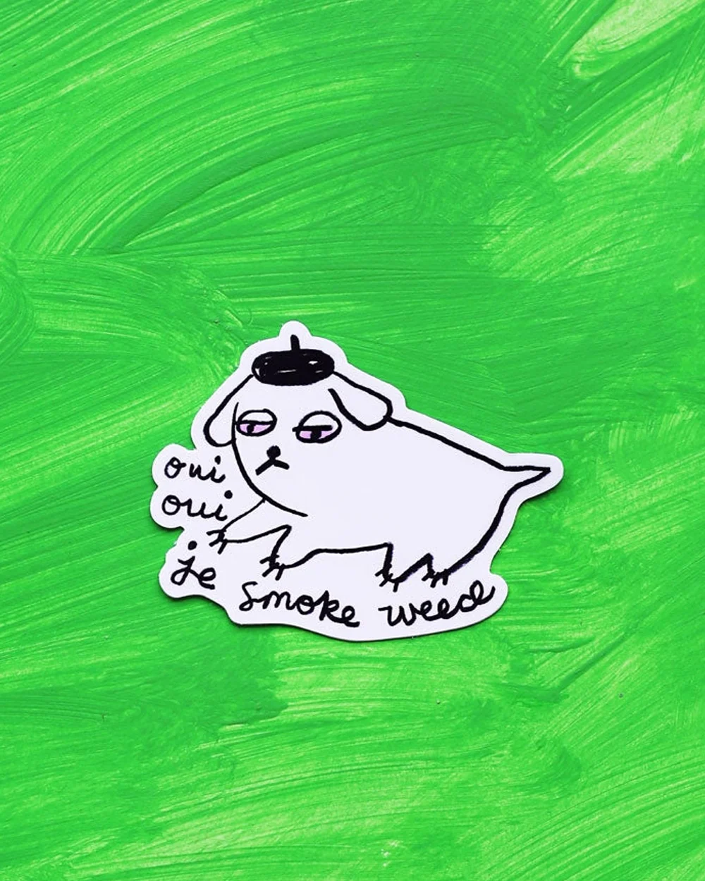 Gentle Thrills - Weed Dog Sticker