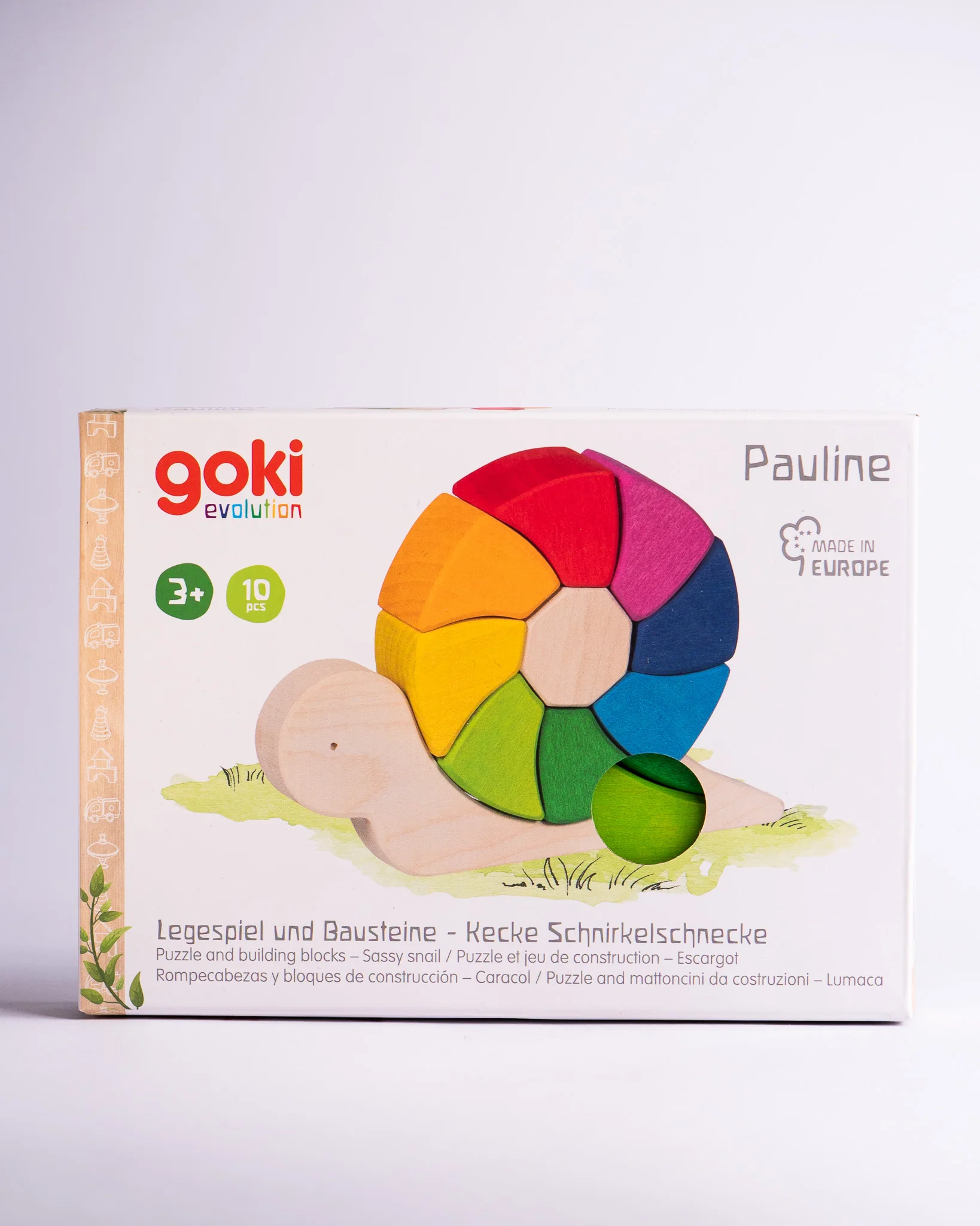 Goki - Pauline the Sassy Snail (Puzzle and building blocks) - Image 2