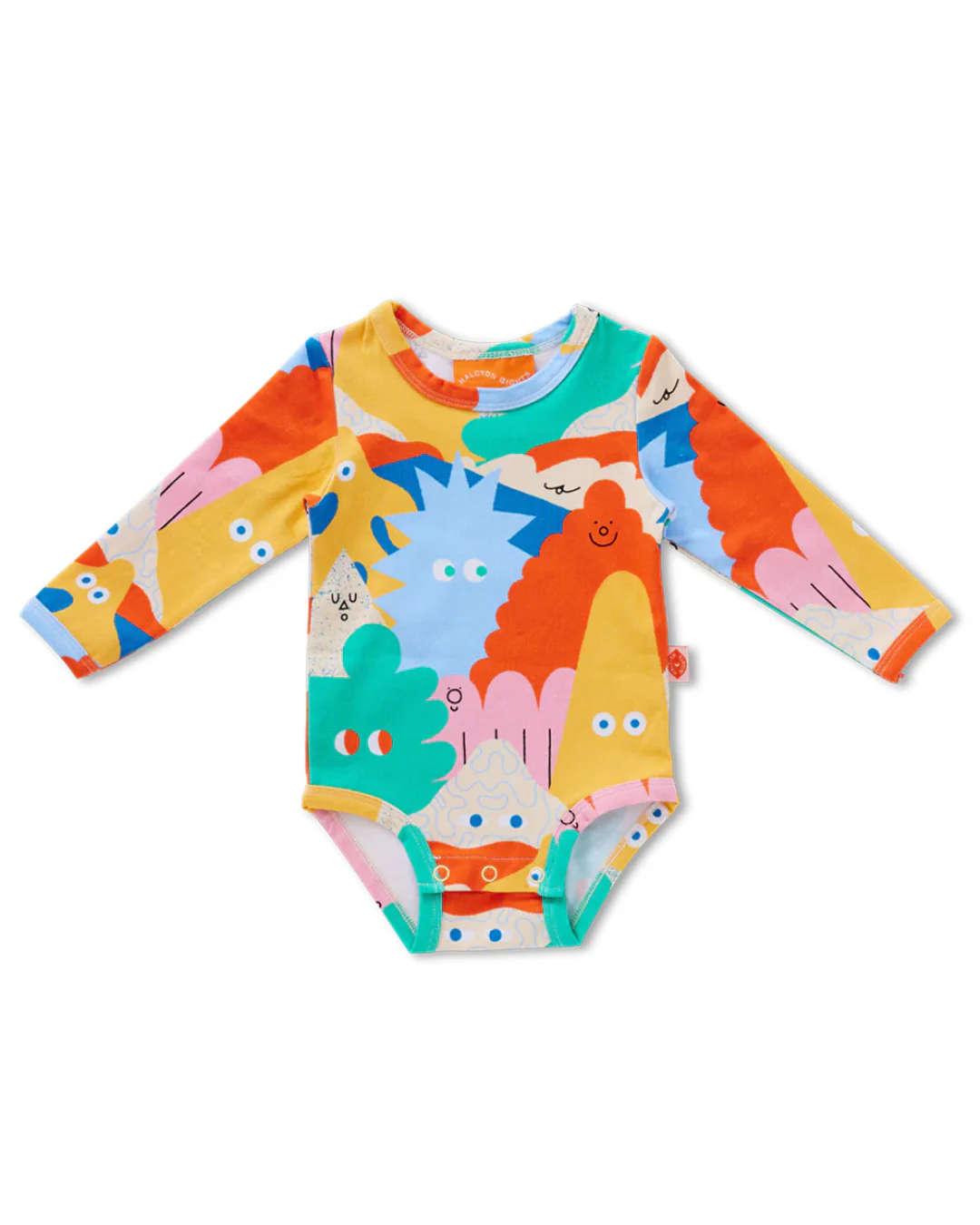 Halcyon Nights - Long Sleeve Bodysuit - Mount Wiggly