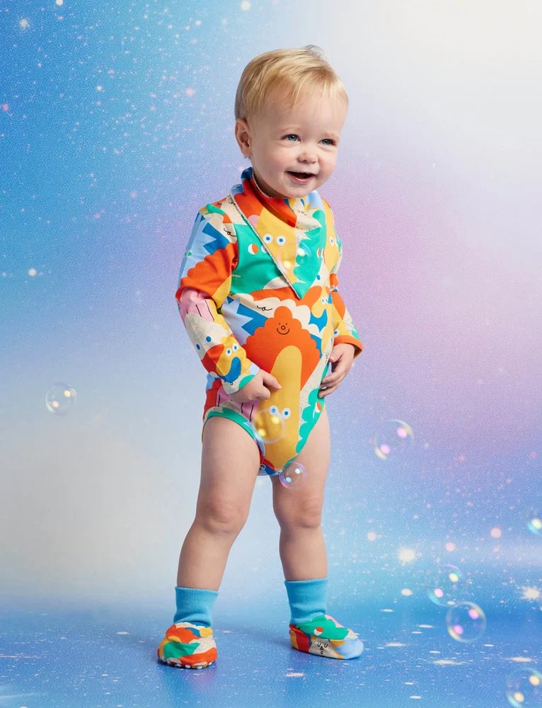 Halcyon Nights - Long Sleeve Bodysuit - Mount Wiggly - Image 2