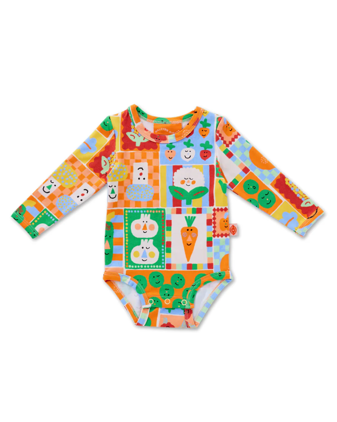 Halcyon Nights - Long Sleeve Bodysuit - Pocket Patch