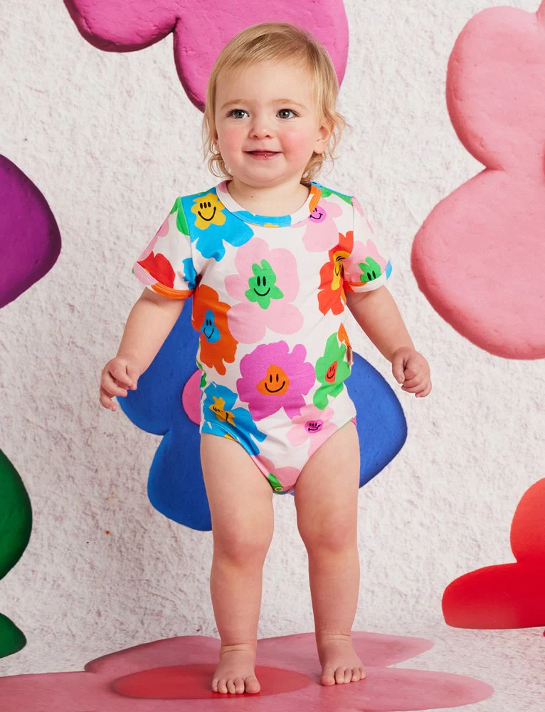 Halcyon Nights - Short Sleeve Bodysuit - Hej Blomma! - Image 2